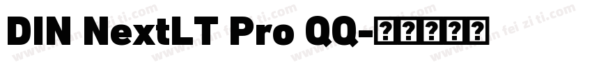DIN NextLT Pro QQ字体转换